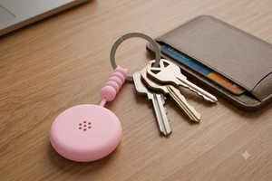 Locator Tag for iOS - Sakura Pink