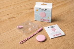 Locator Tag for Android - Sakura Pink
