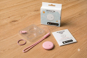 Locator Tag for iOS - Sakura Pink